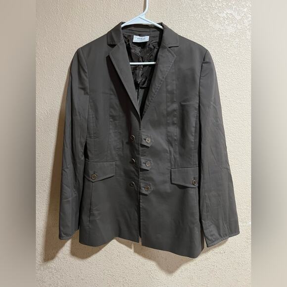 Akris Punto Brown blazer coat 10 - Picture 1 of 8